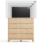 Solid Sheesham Wood Large Chest with 8 Drawers – Spacious Bedroom Storage Unit - Image 2