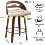 Modern Counter and Bar Seating Set - Image 5