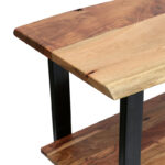 Solid Wood Top Console Table for Entryway, Living Room and Hallway Spaces - Image 4