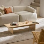 Solid Wood Coffee Table - Ash Wood