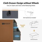 6 Drawer Storage Dresser with Heavy-Duty Steel Frame - Image 4