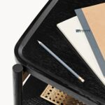 Wooden Coffee Table Black, Beige Finish - Image 4