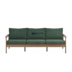 Solid Acacia Wood Patio Sofa for Garden, Balcony & Outdoor Seating - Image 3