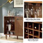 Mid-Century Modern 36 Inch Wide Solid Wood Two-Door Accent Cabinet - Image 5