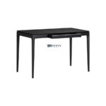 Solid Wood Study Table with Drawer – Black Finish - Image 2