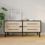 Solid Wood 4 Drawer Chest for Indian Home Storage