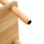 Solid Wood Rectangular Coffee Table with Modern Double-Layer Storage Design - Image 7