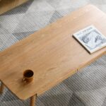 Solid Oak Wood Coffee Table with Built-In Storage Drawers for Modern Living Rooms - Image 6