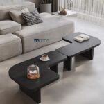 Mid Century Modern Square Wooden Coffee Table - Image 5