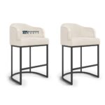 Solid Sheesham Wood Bar Stool for Kitchen Counter - Image 3