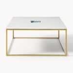 Large Marble Coffee Table for Living Room with Premium Indian Stone Finish - Image 5