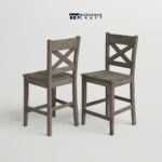 Handcrafted Hardwood Bar Stools for Kitchen Counters and Dining Spaces - Image 4