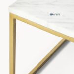 Large Marble Coffee Table for Living Room with Premium Indian Stone Finish - Image 2