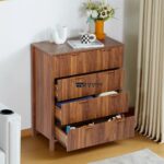 Classic Solid Wood Chest with 4 Drawers for Indian Homes - Image 4