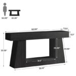 Wooden Console and Sofa Table for Living Room and Narrow Entryway Spaces - Image 7