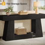 Wooden Console and Sofa Table for Living Room and Narrow Entryway Spaces - Image 5
