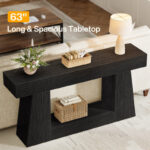 Wooden Console and Sofa Table for Living Room and Narrow Entryway Spaces - Image 3
