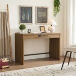 Solid Wood Study Table with Drawer - Image 3