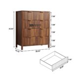 Classic Solid Wood Chest with 4 Drawers for Indian Homes - Image 5