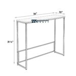 Rectangular Wooden Console Table - Image 3