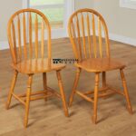 Solid Wood Side Chairs with Strong Build and Timeless Design – Set of Two
