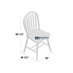 Solid Wood Side Chairs with Strong Build and Timeless Design – Set of Two - Image 3