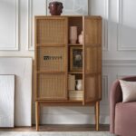 Solid Wood Accent Cabinet for Stylish and Functional - Image 2