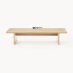 Solid Wood Coffee Table - Ash Wood - Image 5