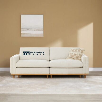 Modular Sofa with Strong Solid Wood Legs