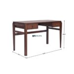 Study Table with Drawers – Classic Home & Office Writing Desk - Image 2