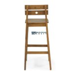 Wooden Bar Stool Set - Image 6