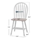 Solid Wood Side Chairs with Strong Build and Timeless Design – Set of Two - Image 5