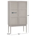 Solid Wood Accent Cabinet for Stylish and Functional - Image 4