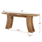 Wooden Console Table for Entryway and Living Room Décor - Image 5