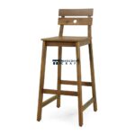 Wooden Bar Stool Set - Image 2