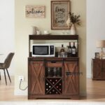 Farmhouse Style Sideboard & Coffee Bar Cabinet for Dining and Living Space