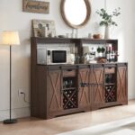 Farmhouse Style Sideboard & Coffee Bar Cabinet for Dining and Living Space - Image 5