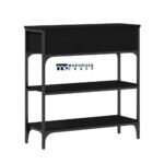 Engineered Wood and Steel Console Table - Image 4