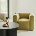 Modern Coffee Table in Black powder-coated steel, particleboard + oak veneer - Image 5