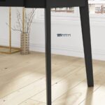 Modern Solid Wood Study Table / Office Desk with Drawers – Black Finish Work Desk - Image 5