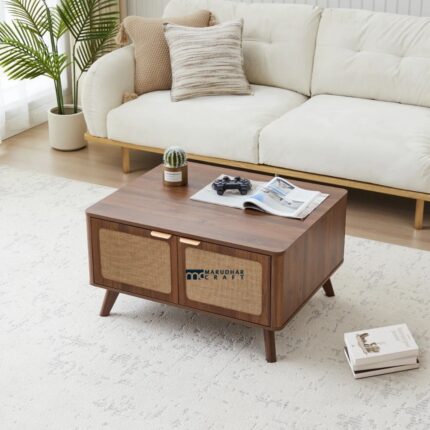 Smart Lift Top Coffee Table with Hidden Storage
