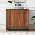 2 Door Accent Bar Cabinet with Storage