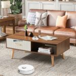Solid Wood Coffee Table for Living Room with Classic Design - Image 3