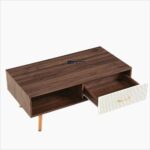 Solid Wood Coffee Table for Living Room with Classic Design - Image 5