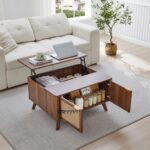 Smart Lift Top Coffee Table with Hidden Storage - Image 2