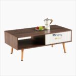 Solid Wood Coffee Table for Living Room with Classic Design - Image 6