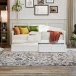Pure White Wooden Daybed with Storage Drawers - Image 3