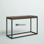 Solid Wood Top Console Table for Entryway and Living Room Use - Image 3