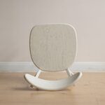 Contemporary Solid Oak Dining Chair in Classic White Finish - Image 4