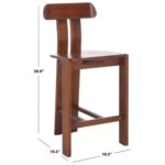 Classic Hardwood Bar Stool Crafted for Kitchen Counters and Dining Corners - Image 5